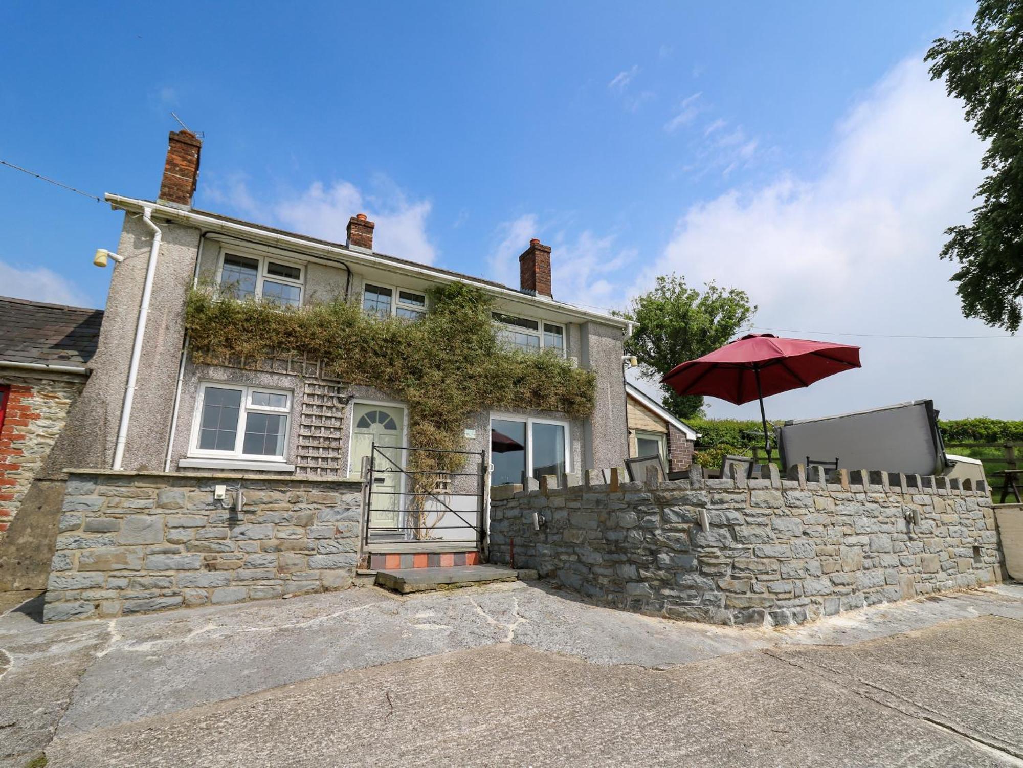 Vila Aberdauddwr Llanwnen Exteriér fotografie